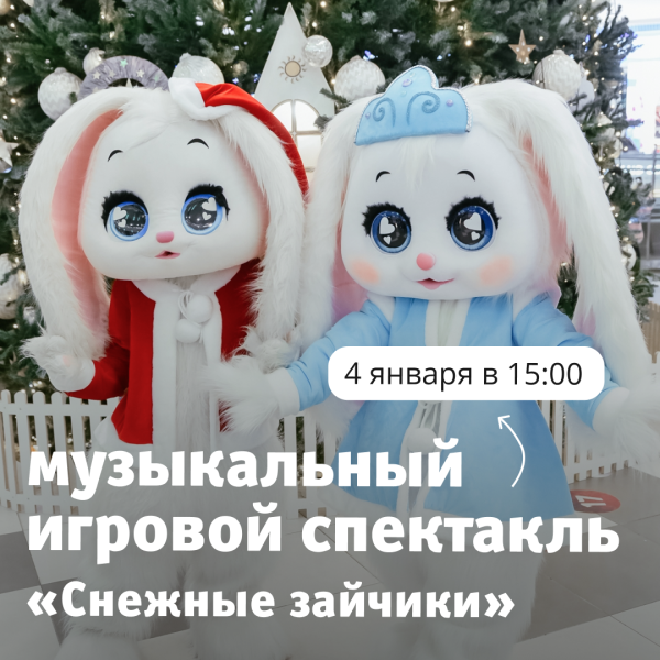 Новогодние забавы в ТРЦ «Акварель» 