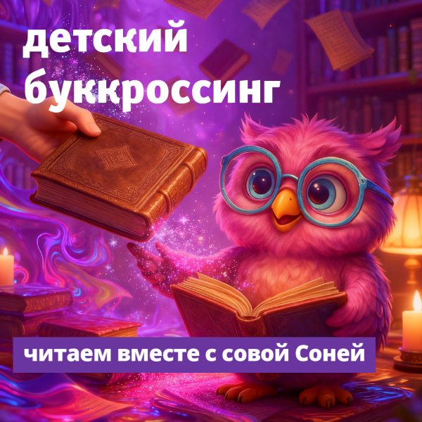 Детский буккроссинг в ТРЦ «Акварель»